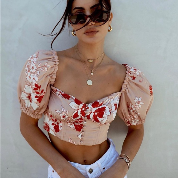 Camila Coelho Tops - Camila Coelho | Mercedes Crop Top